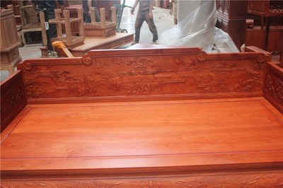 福建紅木家具廠誠(chéng)招加盟 東非酸枝木中式仿古羅漢床，東陽(yáng)十大品牌的卓越之選